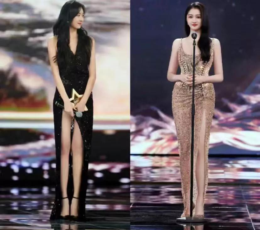关晓彤，孙千都是172，两位美女都属于172cm大长腿的高挑身材，但是长相确是两