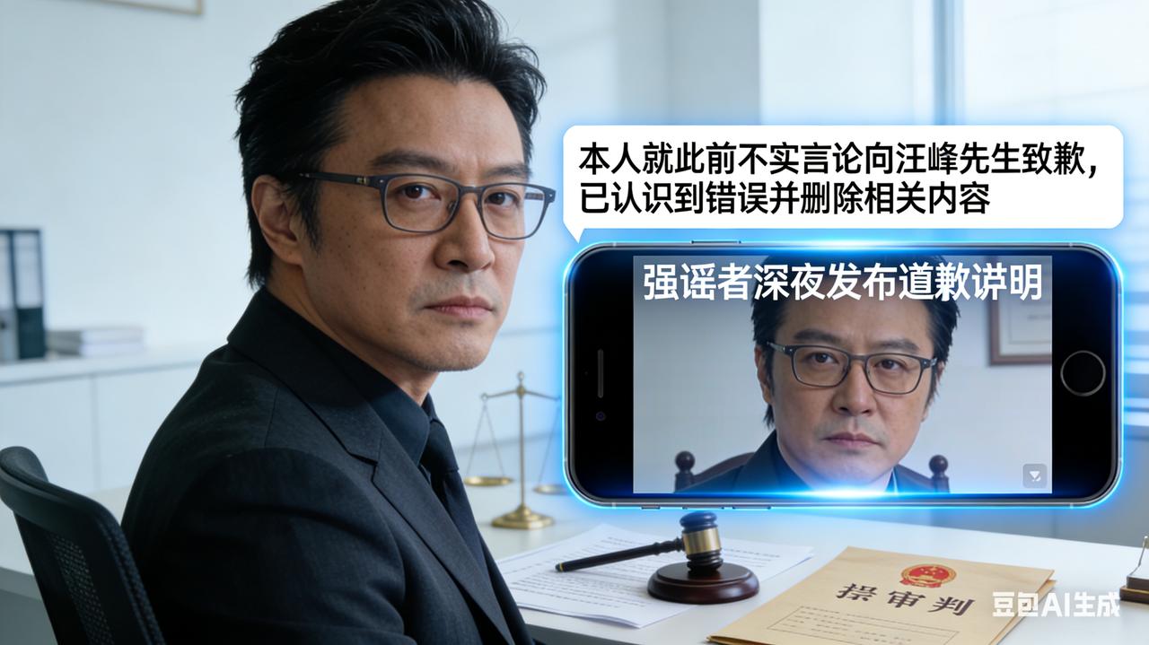 汪峰硬刚造谣者！从嚣张到鞠躬道歉以为明星家人好拿捏？汪峰用胜诉给造谣者上了