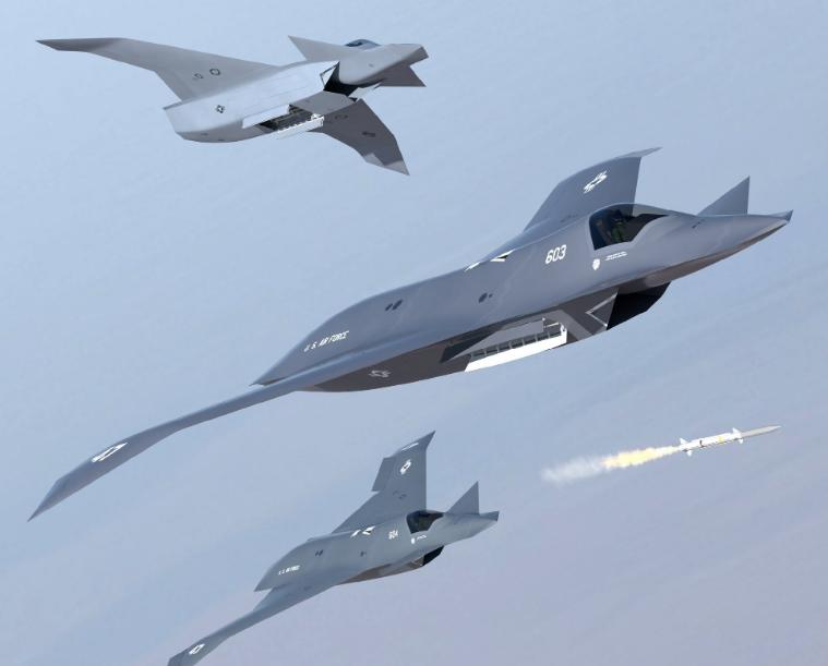 外网关于F47六代机的外观效果图！我勒个老天，这得是多么丑陋的外观设计呀，史