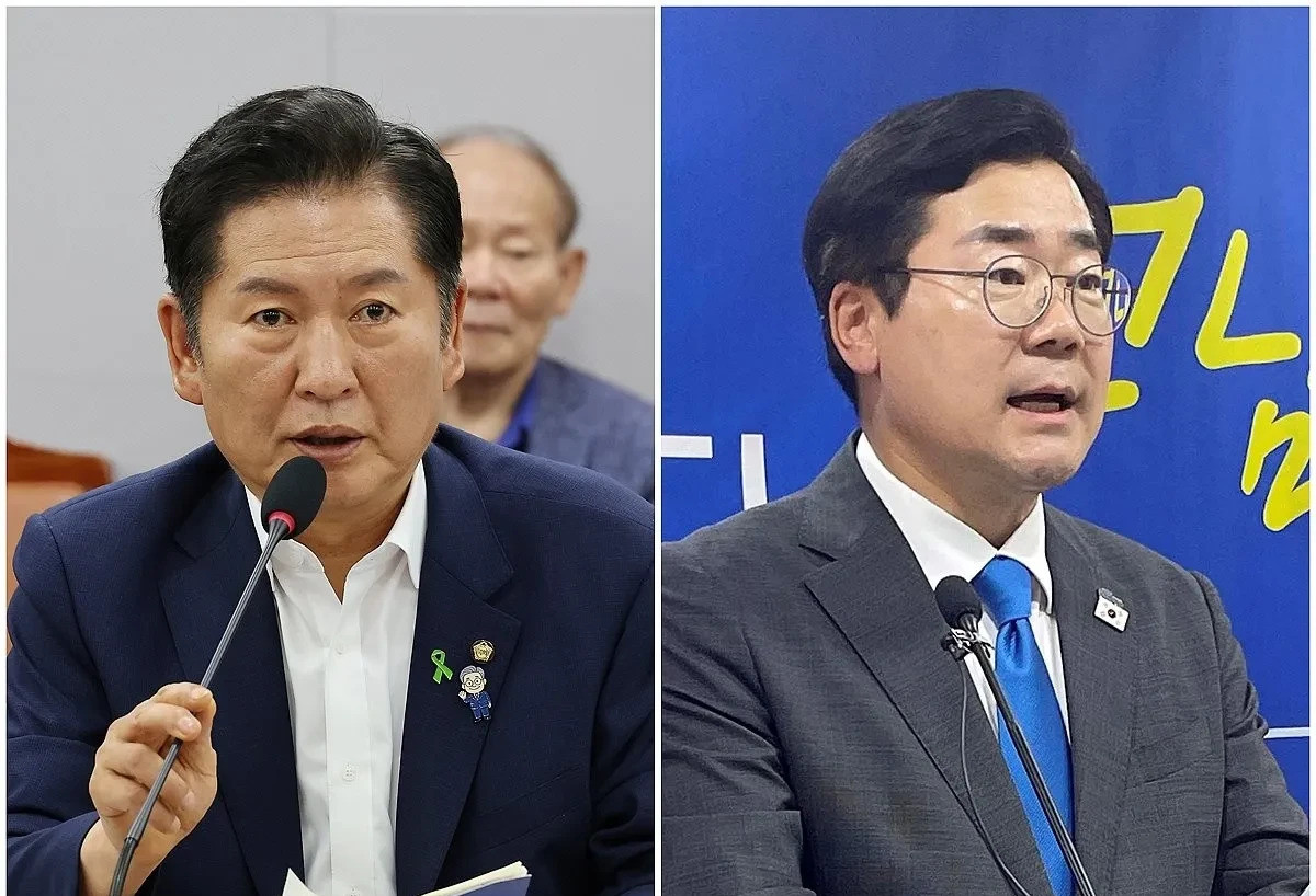 韩国选新老大，俩人争，有戏看！哇塞！韩国共同民主党要变天