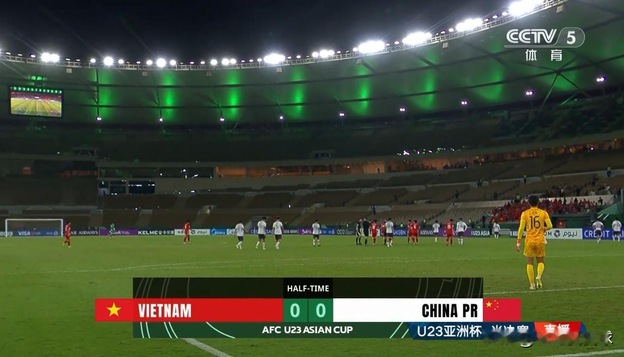 中国U23男足真是太让人意外了！在正在进行的一场U23亚洲杯半决赛中，中国队迎战