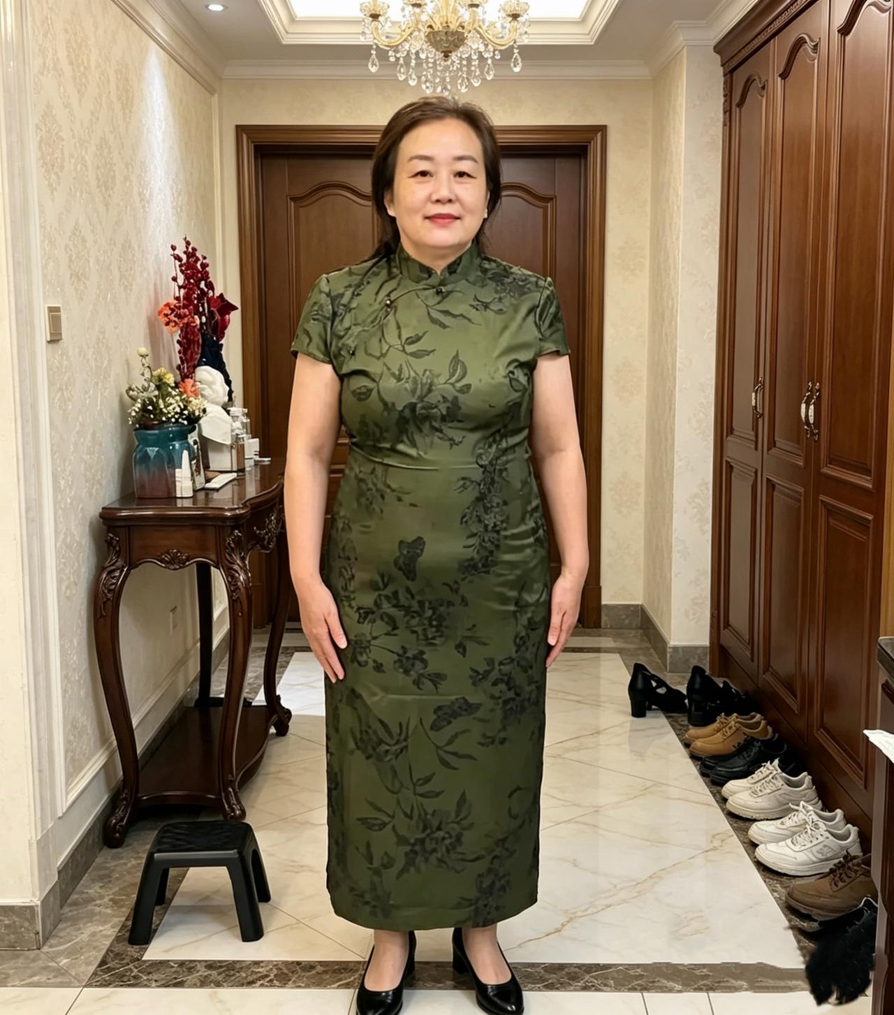 花800买旗袍被老公吐槽像大冬瓜，我真的丑吗？花800多块入手的旗袍裙，我