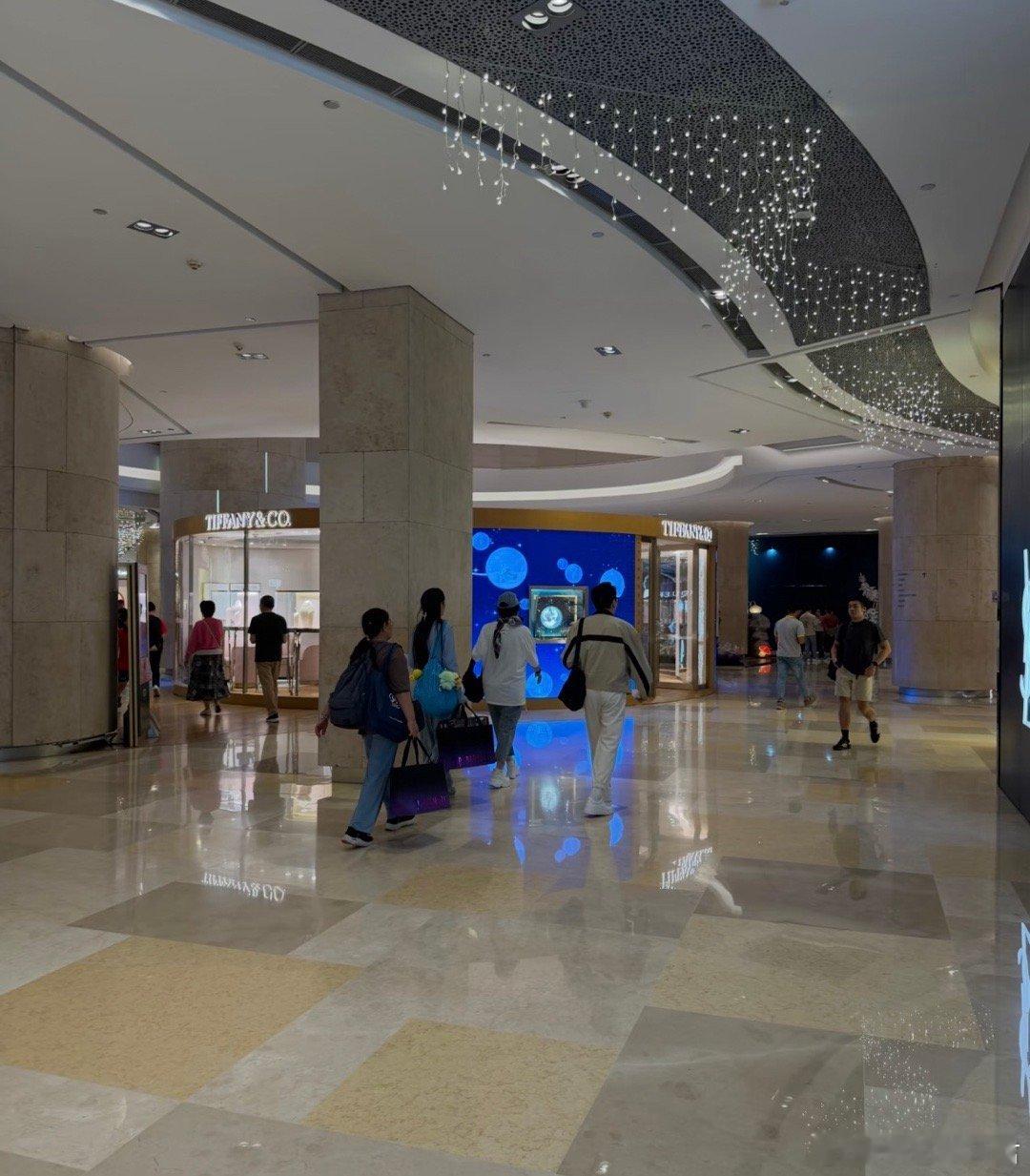 网友新加坡偶遇郭碧婷以及她的公婆向太向华强，郭碧婷跟阿姨拎着大购物袋，是个孝顺的