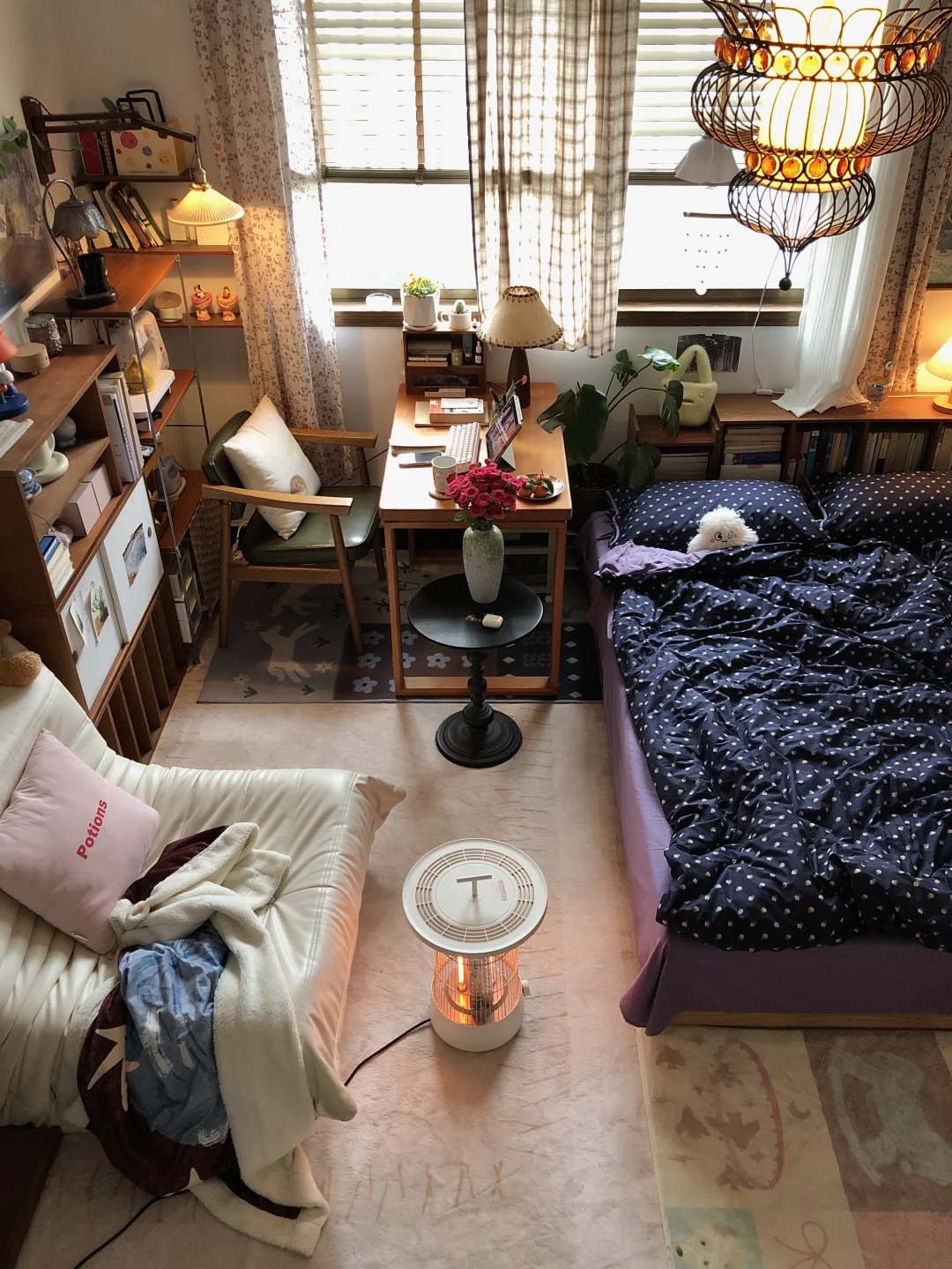 天才啊！小冰箱也能爆改复古卧室🍁