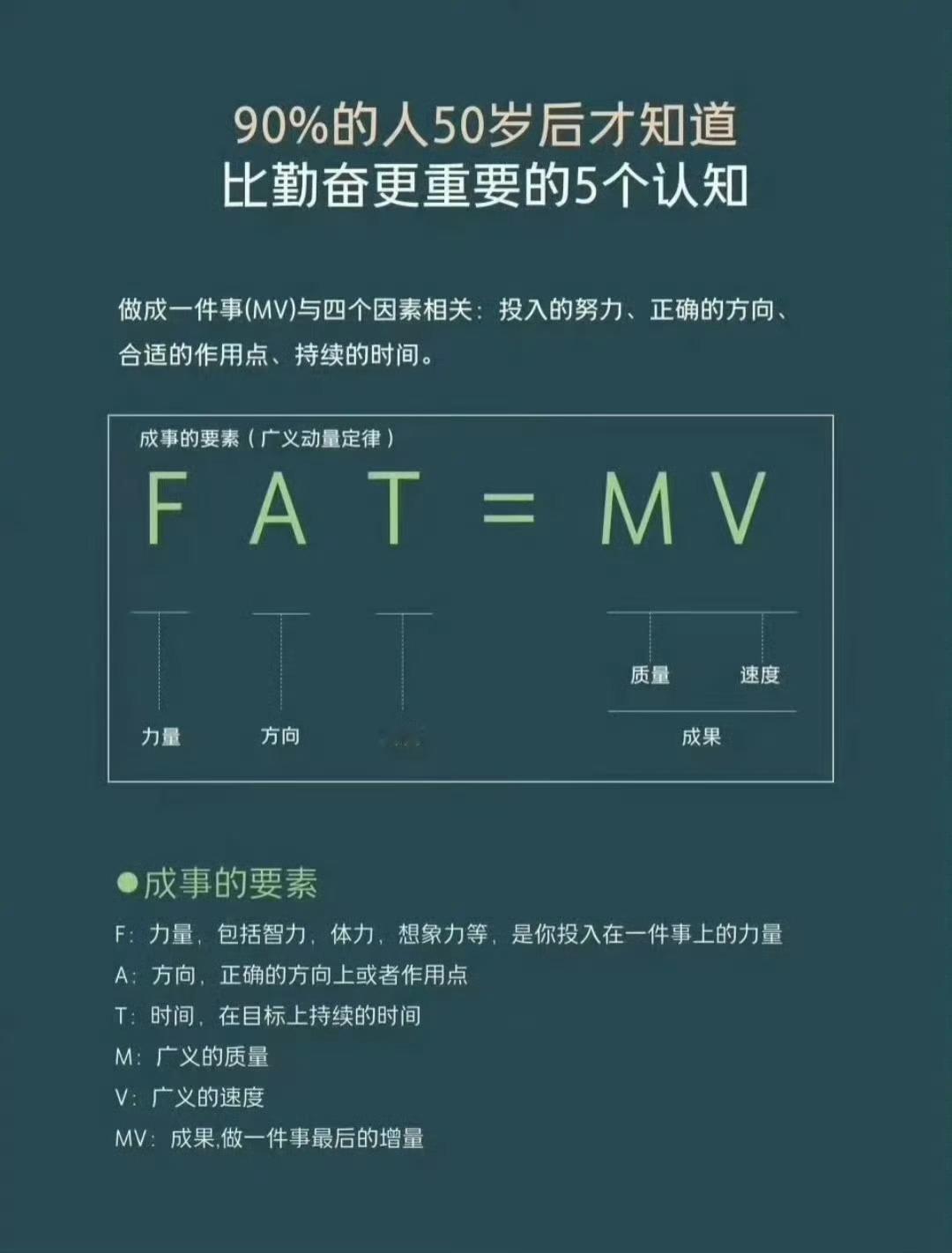 比勤奋更重要的5个认知​​​