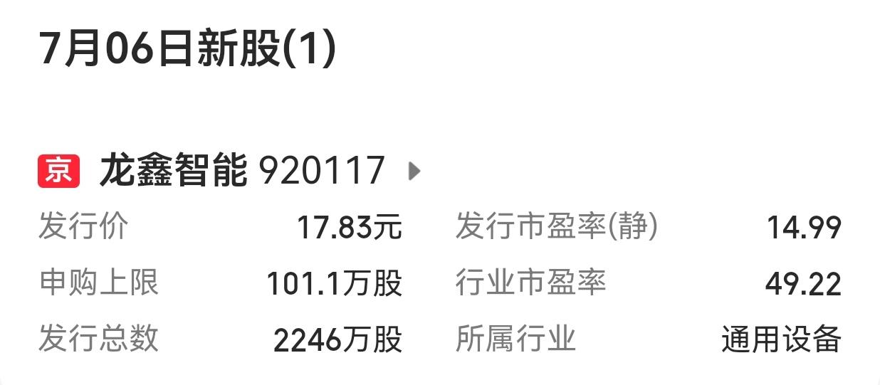 【下周A股市场：目前已明确有两只新股申购】下周(7月6日至7