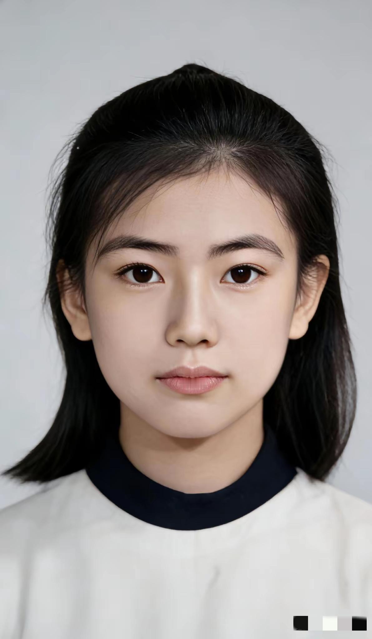 高圆圆这素颜证件照，通杀全场[狗头]……再看看她多年前被狗仔抓拍的路边照（图