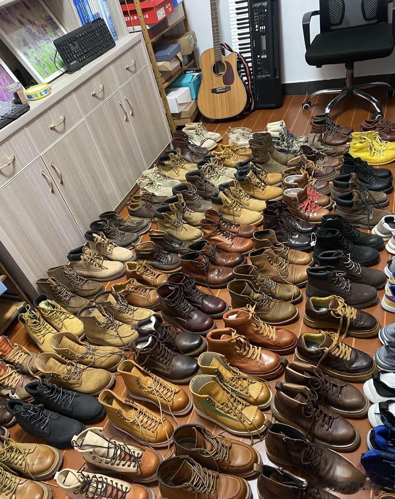 以后再也不疯狂的买鞋了，这些后半辈子都够穿了！