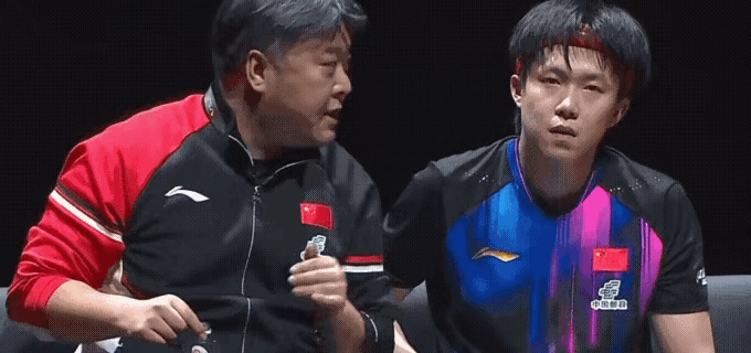 王楚钦今晚的状态恐怕要输掉比赛了，其实说实话赢了也挨骂，输了也挨骂，还不如让他自