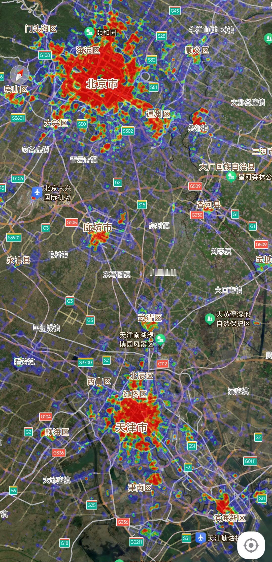 对于北方人来说在北京工作，在天津定居生活应该是很不错的人生规划。仔细观察尽管北京
