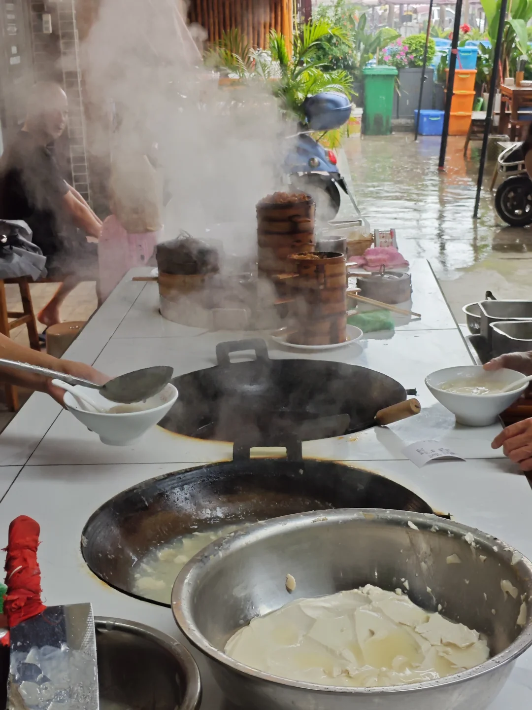豆花、豌杂面，苏稽古镇市井的烟火气