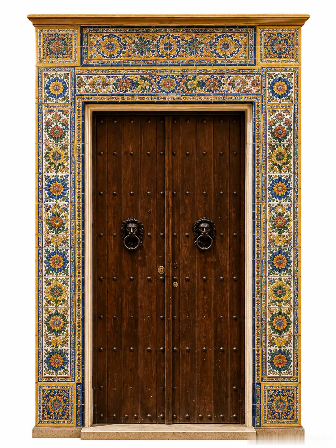 【第218扇🚪】在西班牙旅行时，我发现了一个好看的门口。​​​