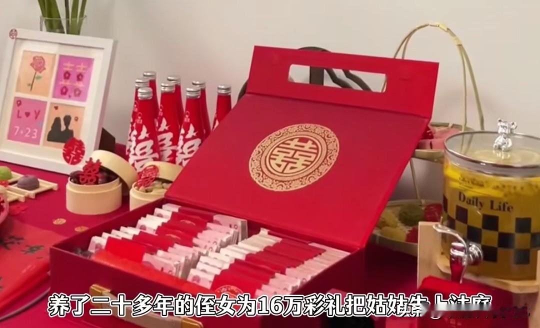 侄女为16万彩礼起诉养自己20年的姑姑，真相曝光全网沉默河南这件家事看得人