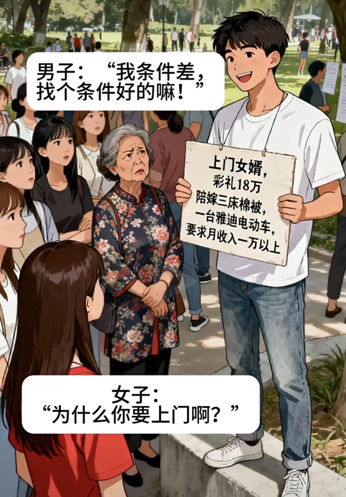 “大家好，我做上门女婿有人要么”[无奈吐舌][无奈吐舌]