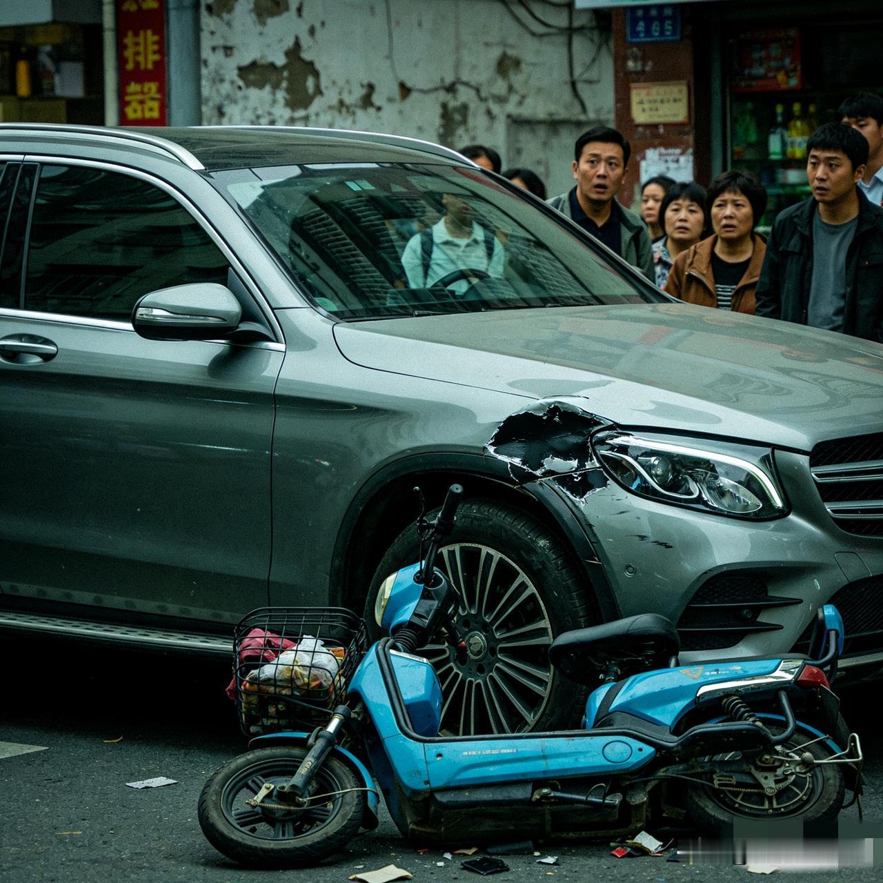 昨天同事开车被被人撞了，最后还是他的全责，他有点愤愤不平。那条路由北向南，都