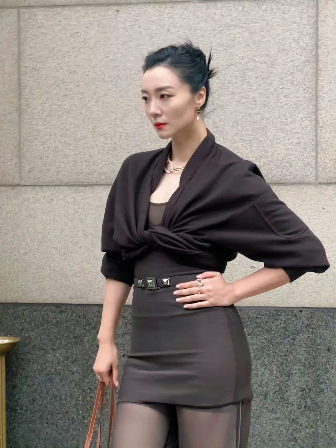 娱乐齐溪近态齐溪身材比例腿长一米八​​​