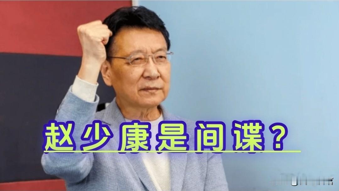 最近赵少康的一些表现，让一些人怀疑他是老美安插在台的间谍，包括台湾一些最近反对赵
