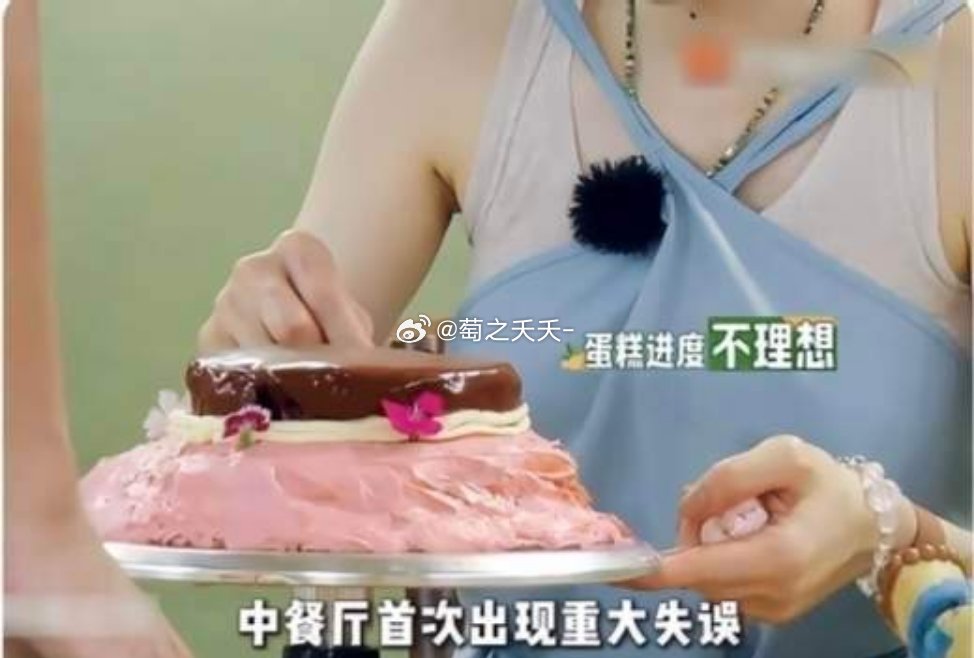 说起姜妍在《中餐厅》里那个婚礼蛋糕，镜头一转，全场鸦雀无声。那不是惊喜，是惊吓。