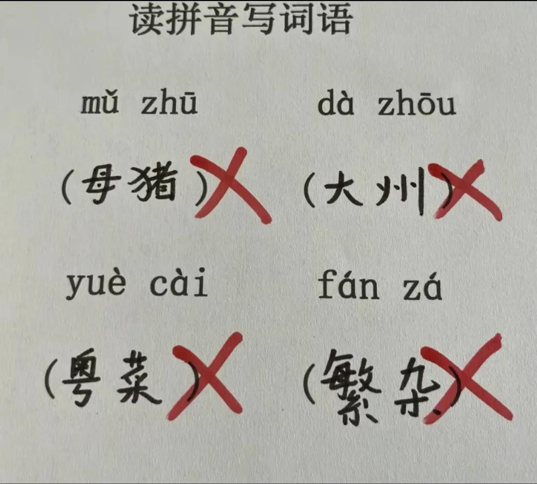 现在的拼音作业都这么难吗？