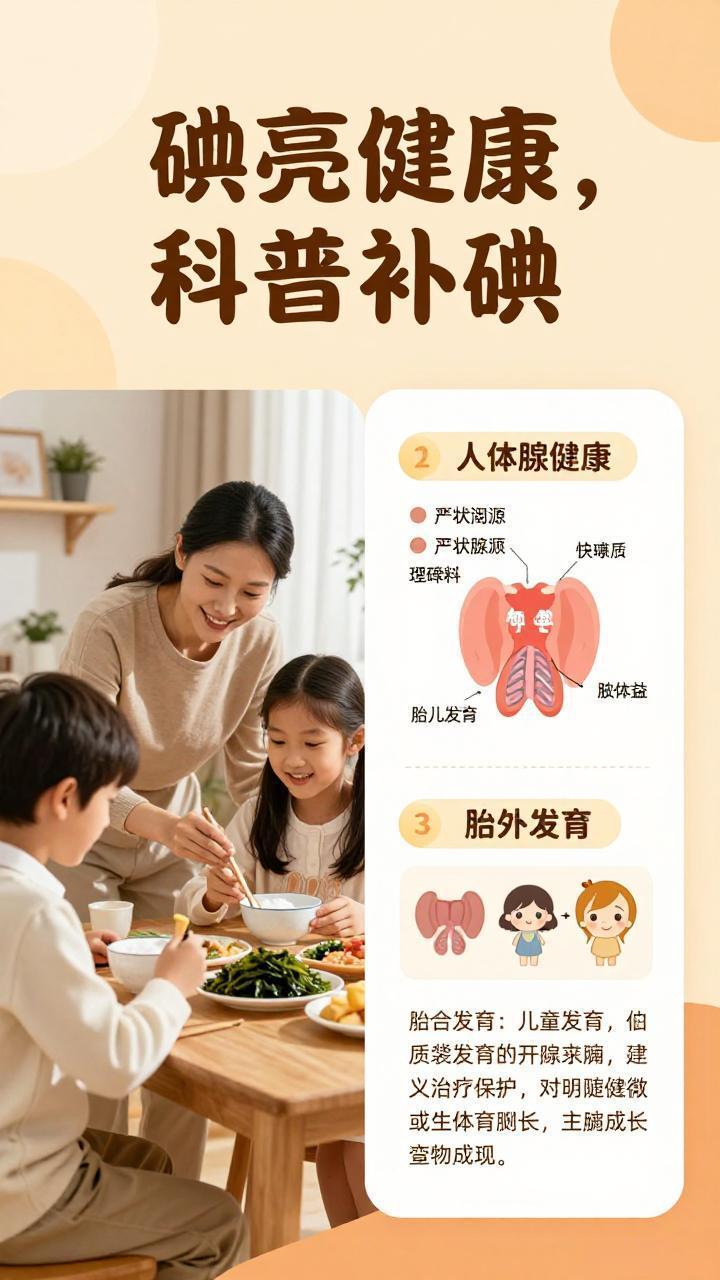 碘亮健康：科学补碘守护全家平安你是否曾在超市货架前犹豫：加碘盐还是无碘盐？是