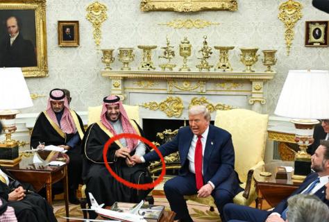 太谄媚了！当地时间11月18日，沙特王储萨勒曼受邀访美，美国不仅罕见安排了轻骑兵