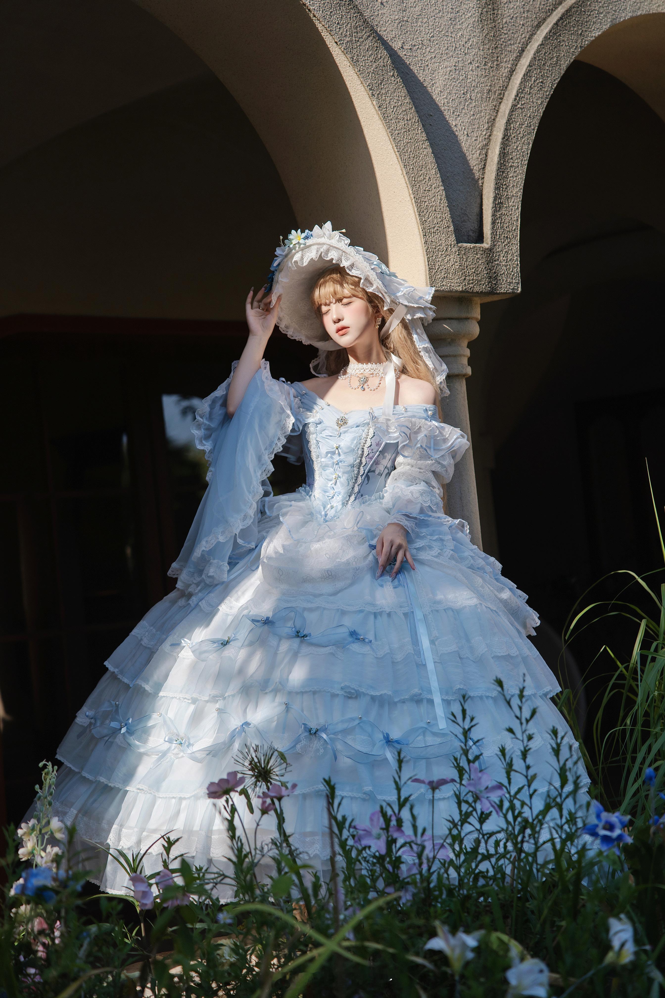 雾蓝诗集🎵🧚‍♀️：北北今夜不睡觉👗：鹿可蜜lolita摄影lolita摄