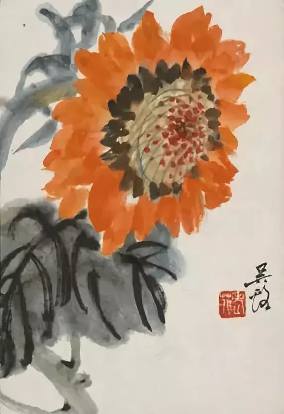 吴茀之（1900-1977），中国花鸟画大师，浙派中国画大家。初名士绥，改名溪