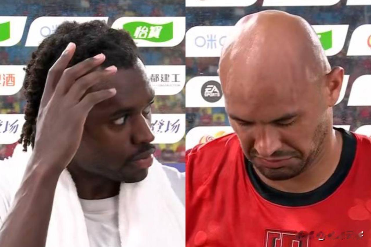 成都蓉城1：1重庆铜梁龙赛后球员采访：费利佩表示平局是对方运气太好，迪马塔认为比