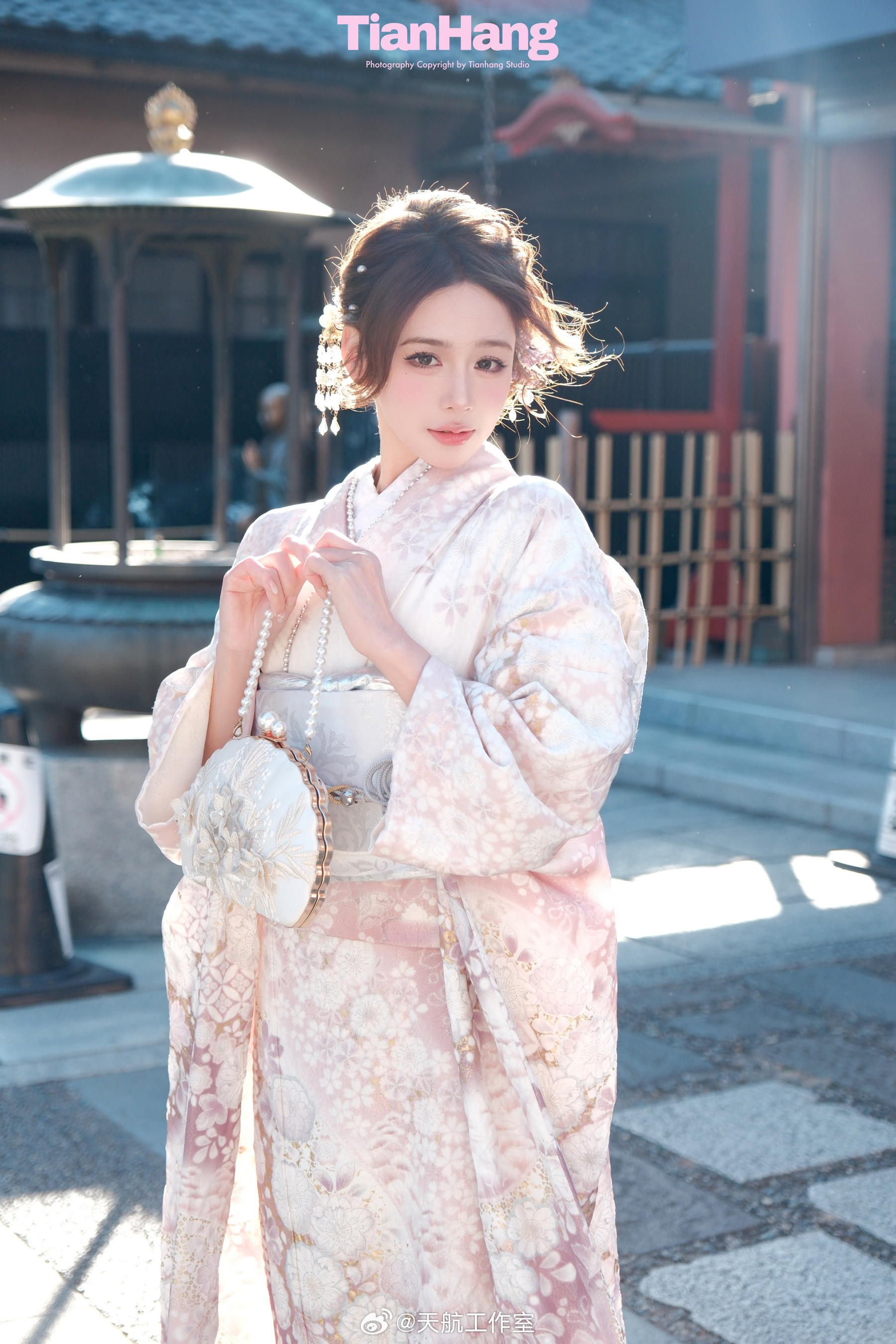 📍东京旅拍分享浅草寺的风吹来了东京的春天天航工作室少女心日系和服东京旅拍