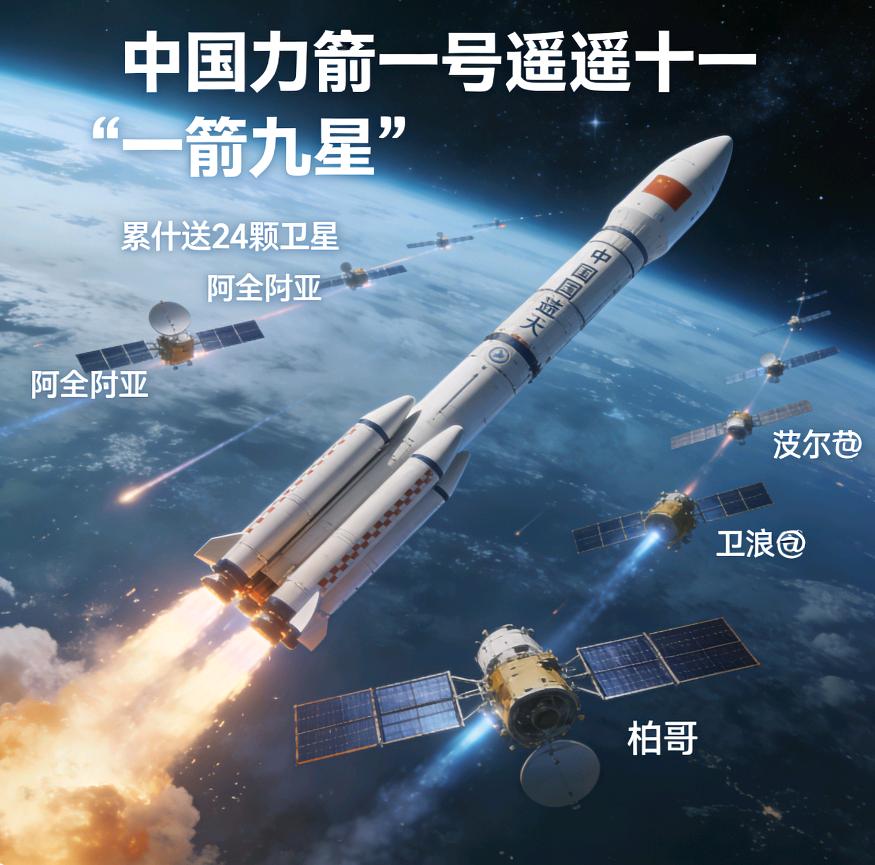 力箭一号一箭九星发射成功，不只是航天技术的胜利，更是中国商业航天闯向国际的硬核底