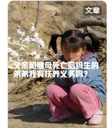 父亲出轨，母亲自杀，爷爷求她抚养年幼的弟弟。突如其来的噩耗，像一道闪电劈