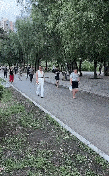 “姐姐，你东西掉了”“讨厌，又想来骗我”“真的，没有骗你”“我怎么没看见？