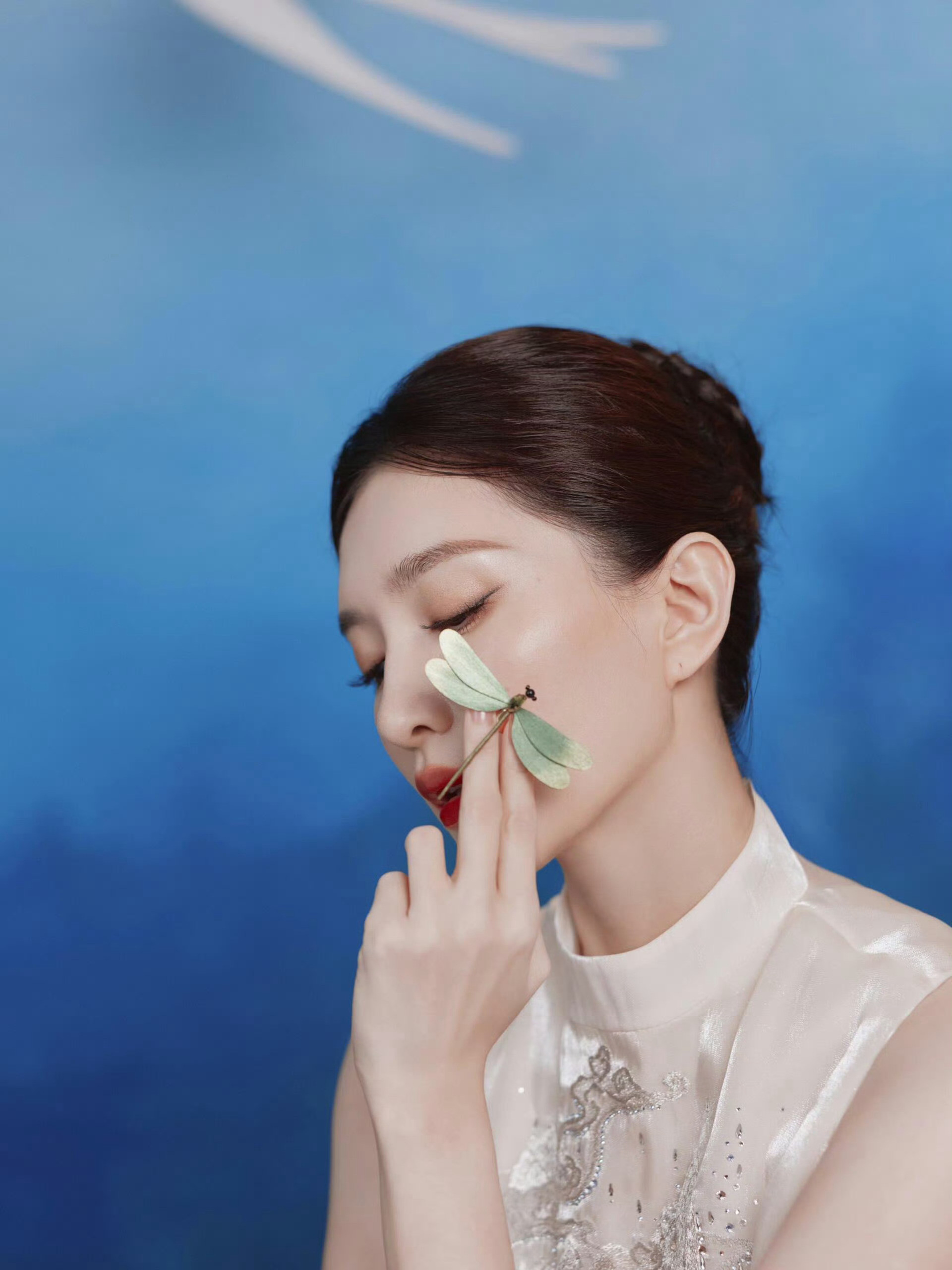 江疏影好丝滑裙子#江疏影#​