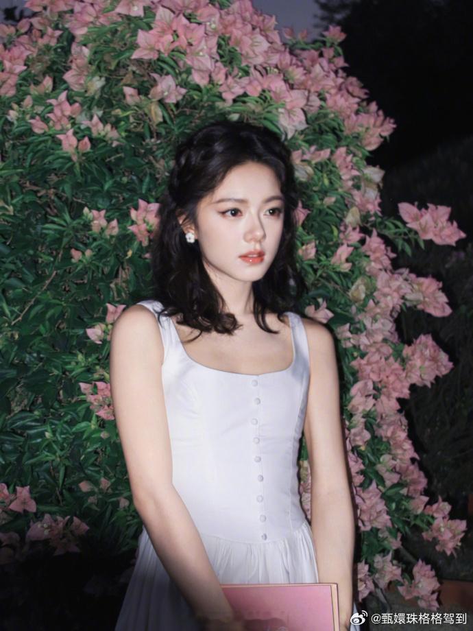 赵今麦完全是公主氛围感拉满！赵今麦优雅亮相，柔和精致的造型搭配干净气质，优雅又灵