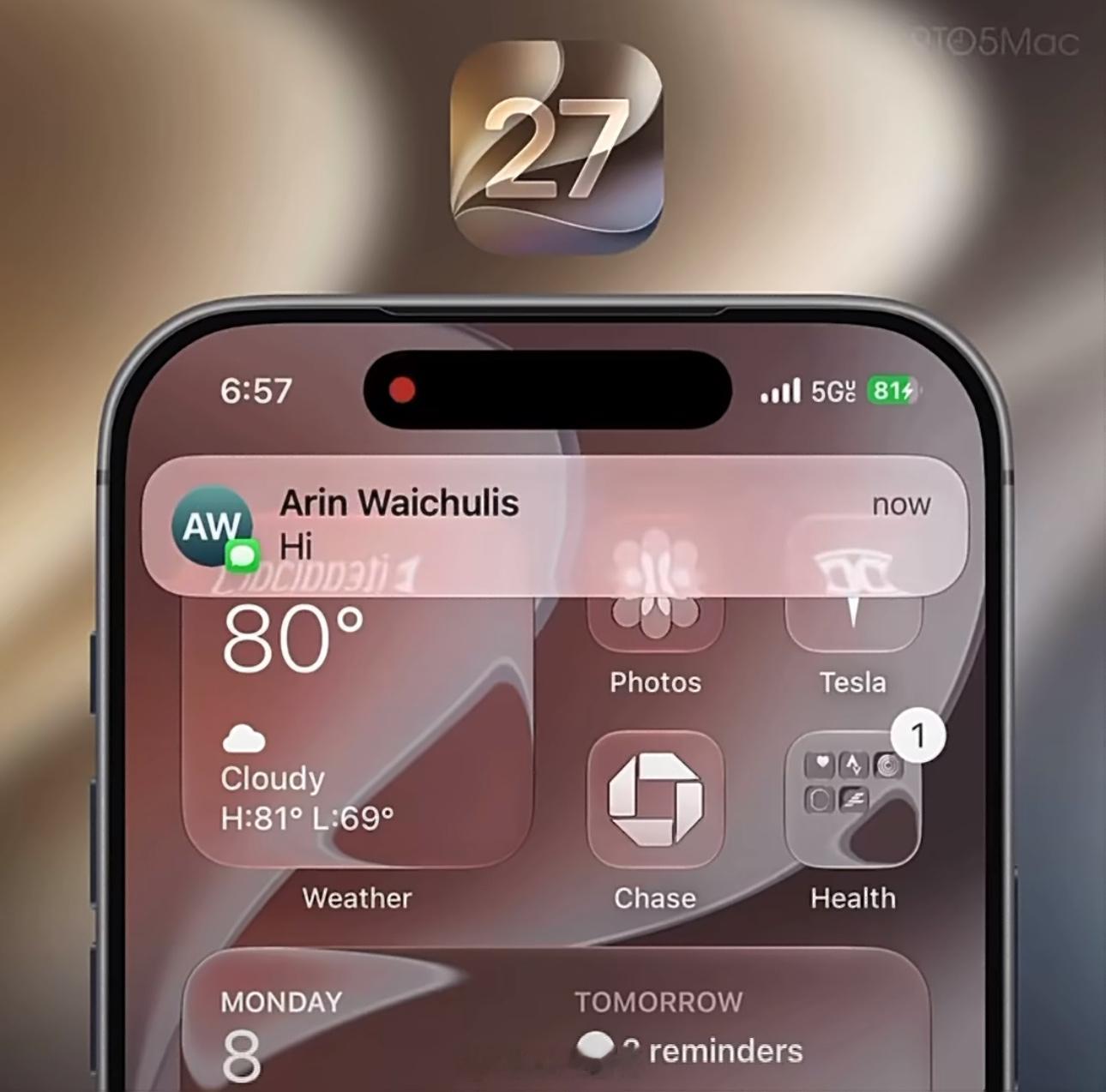 iOS27打破15年肌肉记忆6月10日，有外媒爆料iOS27与iPadOS2