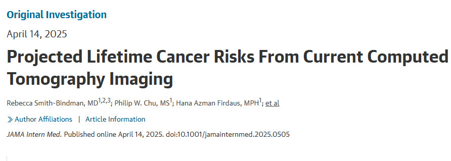 做CT到底伤不伤身体伤。¹所以非必要不做CT。划重点：哪怕只是常规使用情况和辐
