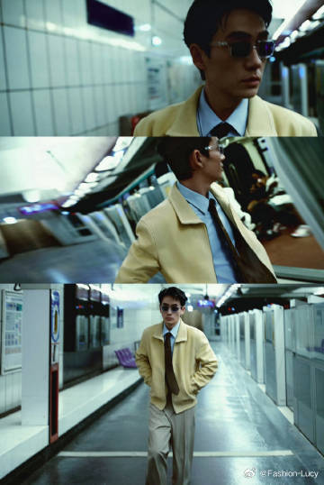 朱一龙|朱一龙巴黎时装周看秀造型身着LOUISVUITTON2026