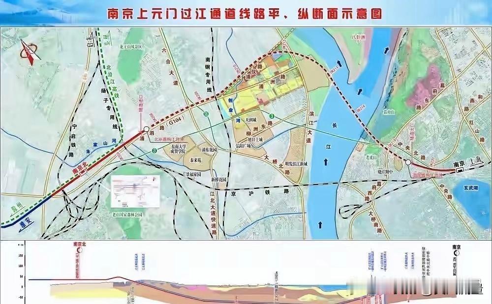 南京北站和南京南站之间的高速铁路如何联络？为此，南京斥资292亿元巨资修建一条