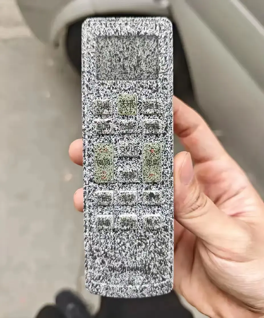 喷漆师傅太有活了，顺手把遥控也给装修了