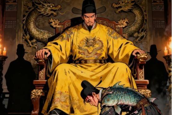 1393年，蓝玉被处死当天，朱元璋走进牢房，屏退左右，对蓝玉低声说了一句：“你的