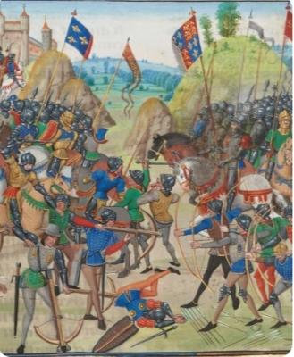 百年战争作为欧洲历史上一段漫长而复杂的冲突，始于1337年，终于1453年，历