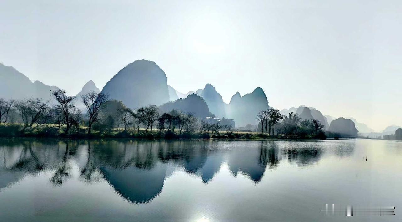 阳朔遇龙河｜把桂林山水拍成水墨大片✨谁懂啊！阳朔遇龙河真的把“山水甲天下”