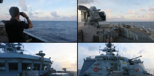 英国皇家海军军舰无视中国警告，在南海开展自由航行行动！当地时间2025年5月18