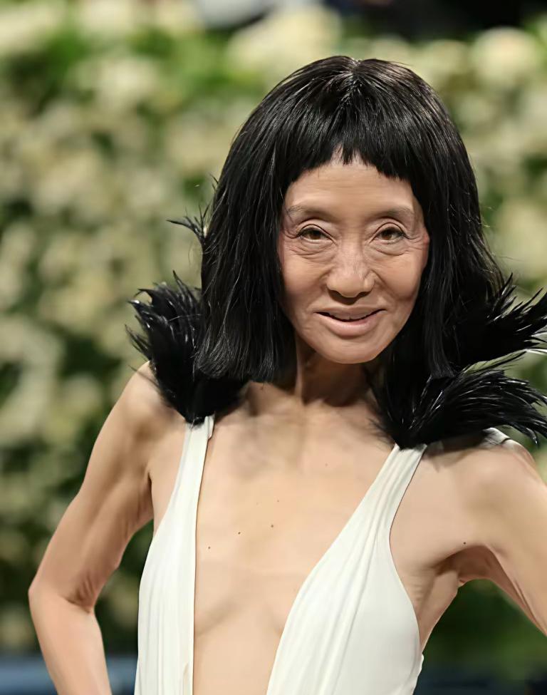 看了75岁王薇薇的红毯造型，还有啥可焦虑的。王薇薇心态超好，不靠医美，自然衰老