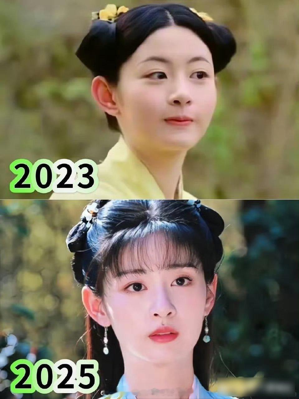难怪于正那么费劲捧她，赵晴这个变化真的好大，不仅演技有提升，颜值也变高了不少。​