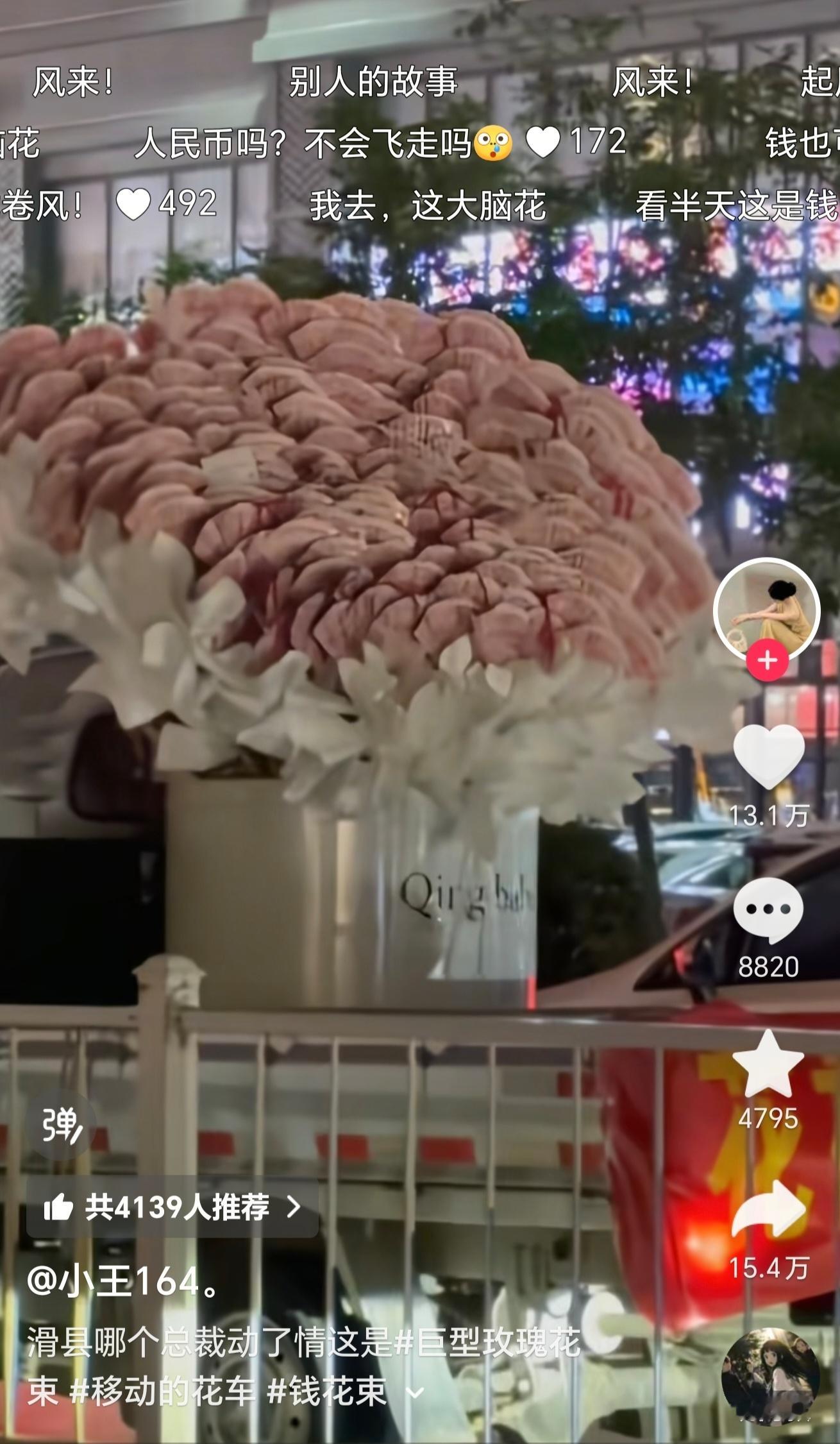 我还以为是啥花毛茸茸的，一簇一簇的，打开评论一看是有钱花。。​​​