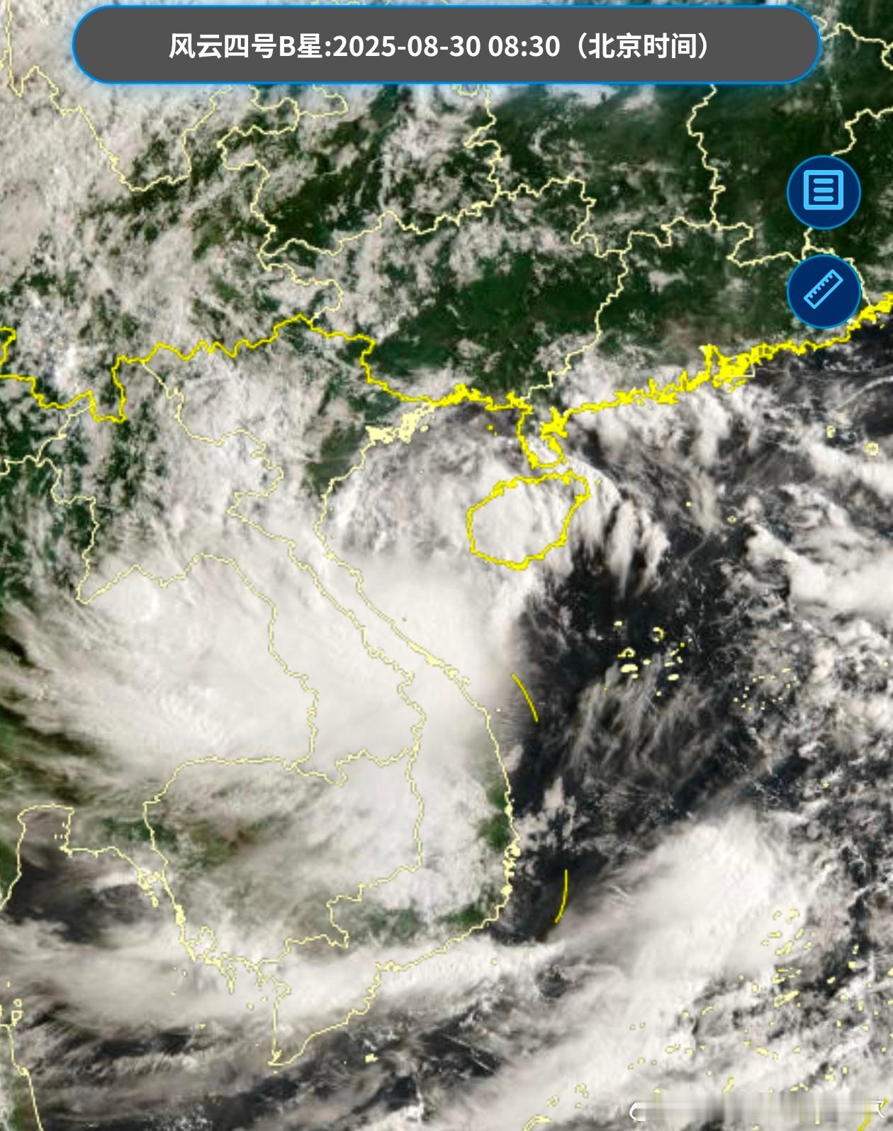 台风蓝湖今天8时，南海低压升级编号为14号台风蓝湖。目前已经从海南岛南侧海面掠