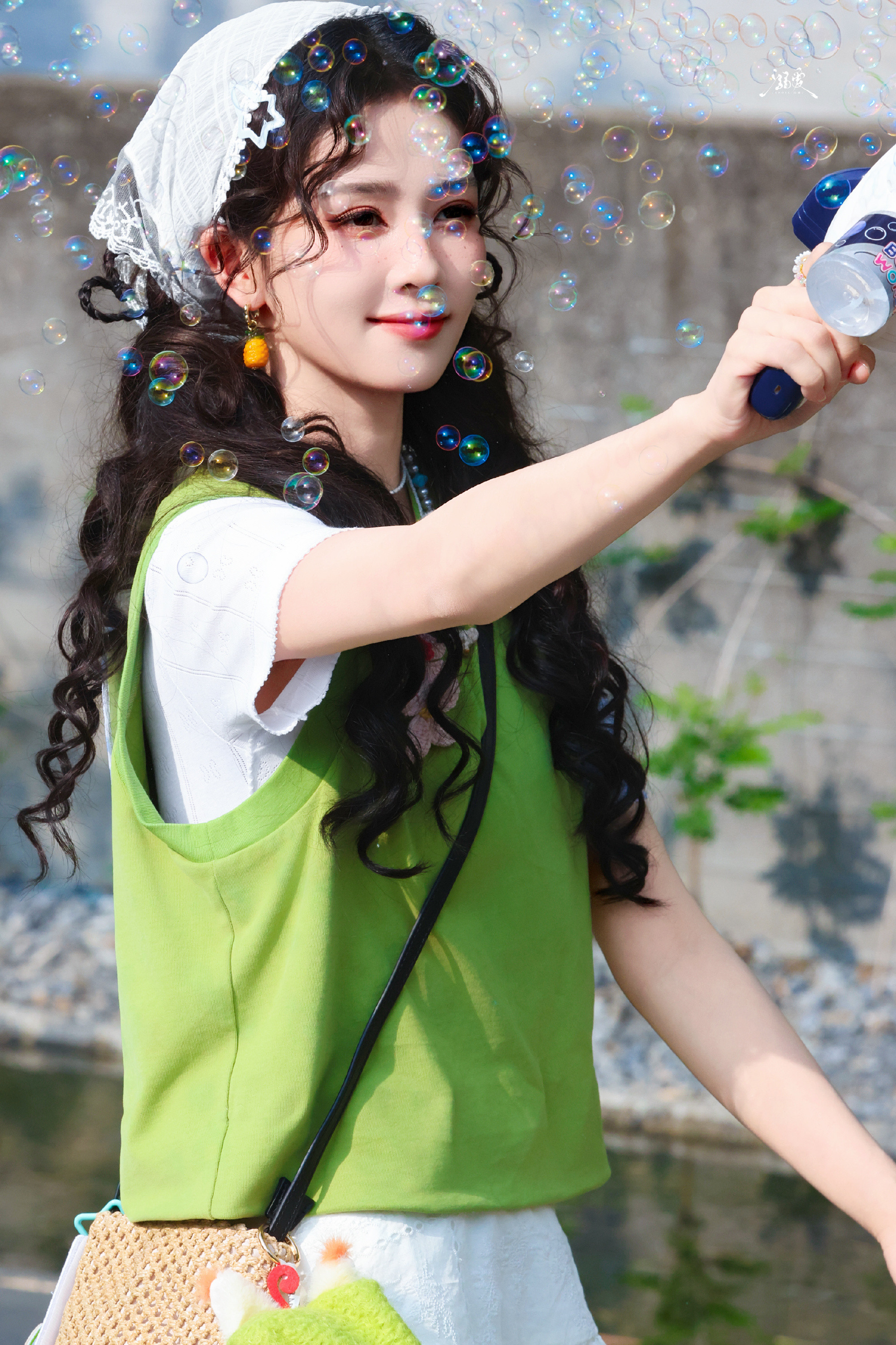 泡泡🫧美女白鹿青提雀斑妆.奔跑吧白鹿