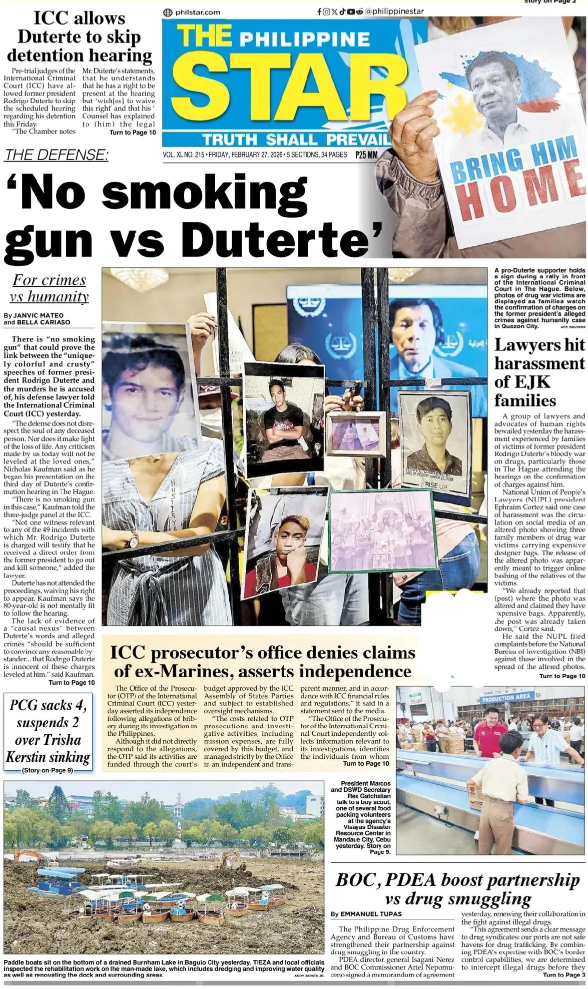 “政治内耗”让菲律宾成为一个“落败”的国家。亲美的菲律宾报纸《菲律宾星报》在炒