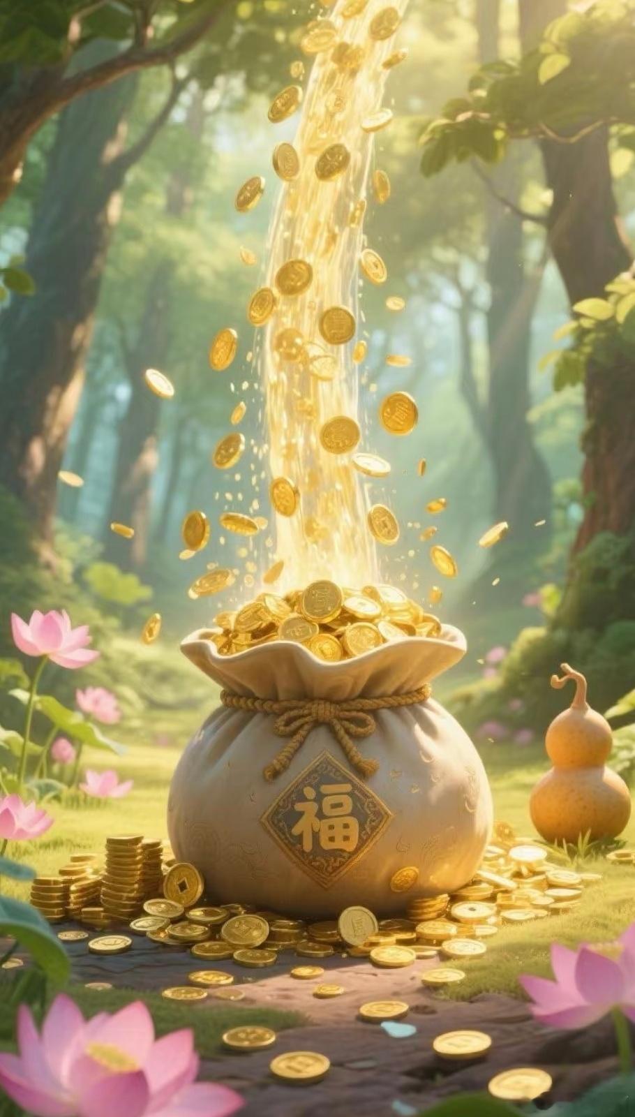 钱都是有灵性的，你向它打招呼，它是能感应得到，然后就会向你走过来。点赞，产生链接